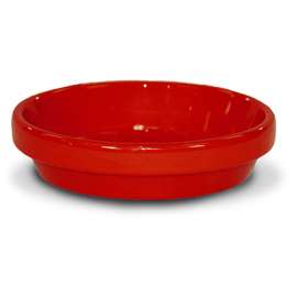 3.75" RED Cera Saucer
