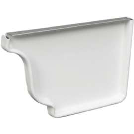 5" WHT GalvRight EndCap