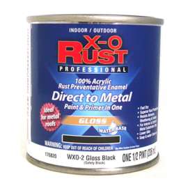 WXO 1/2PT BLK WB Enamel