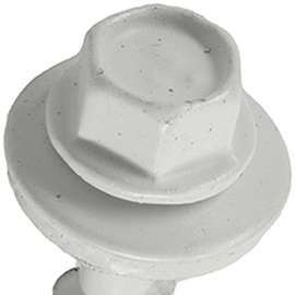 LB 10x1.5WHT Roof Screw
