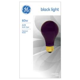 GE 60W BLK LGT Bulb
