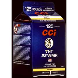 125RND CCI 22WMR Ammo