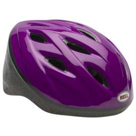 Girls Purp Bike Helmet