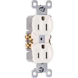 15A WHT STD DPLX Outlet