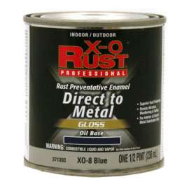 XO 1/2PT BLU Oil Base