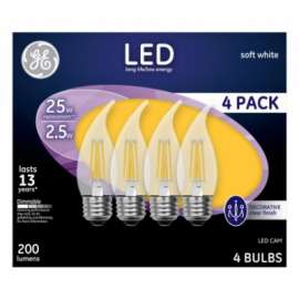 GE4PK 2.5W SW CAM Bulb