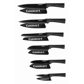 12PC BLK SS Knife Set