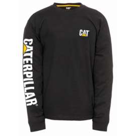 CAT XL BLK L/S Tee