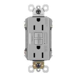 15A120V GRY GFCI Outlet
