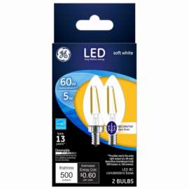 GE2PK 5W SW BC LED Bulb