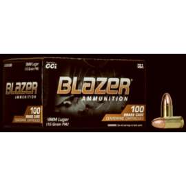 100RND Blaz 9MMLUG Ammo