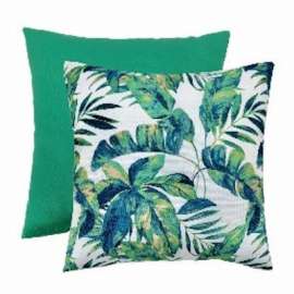 GRN Leaves Toss Pillow