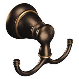 BRZ DBL Robe Hook