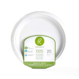 20CT 9" Compost Plates