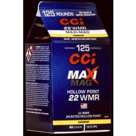 125RND CCI 22WMR Ammo