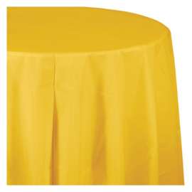 82" YEL RND Table Cover
