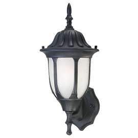 6" BLK Wall Lantern