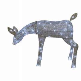 HW Mesh Feeding Deer