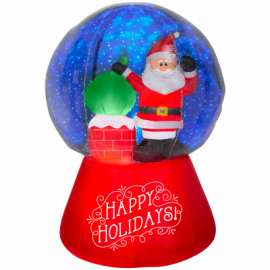Airblown SantaSnowGlobe
