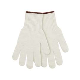 LG WHT Poly/Cott Glove