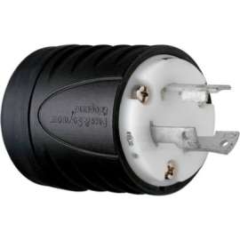 30A 250V BLK 2P Plug