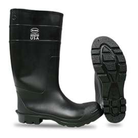 SZ13 BLK PVC Knee Boot