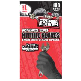 100CT BLK LG Disp Glove