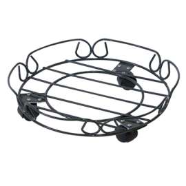 GT 12" BLK Plant Caddy