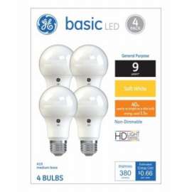 GE 4PK 5.5W SW A19 Bulb