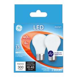GE 2PK 4W Day A15 Bulb