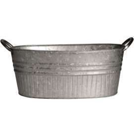 12" Galv Tub Planter