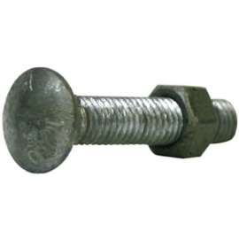 10PK 3/8x3Carr Bolt/Nut