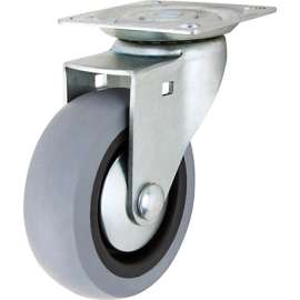 3" GRY TPR Swiv Caster