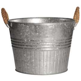 10" Galv RND Planter