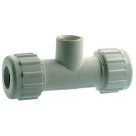 1-1/2 PVC CMP Tee
