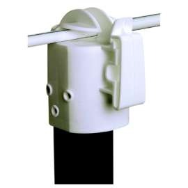 10PK WHT Top Insulator