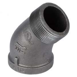 1-1/2 BLK Street Elbow
