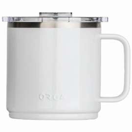 16 Oz White Cafe Mug