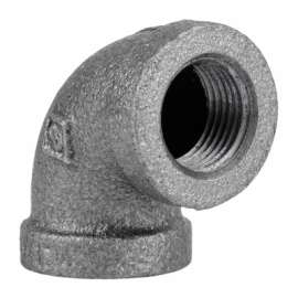 3/8" BLK 90 DEG Elbow