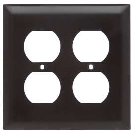 BRN 2G DPLX Wall Plate