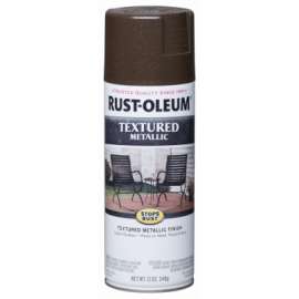 12OZ BRN Text Met Paint