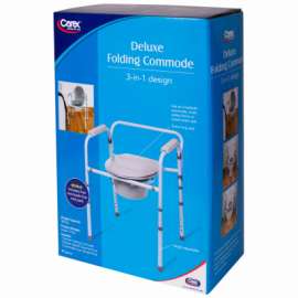 DLX Folding Commode