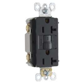 20A BLK Self Test GFCI