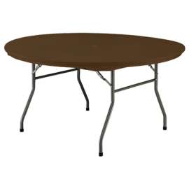 60" BRN RND Rhino Table