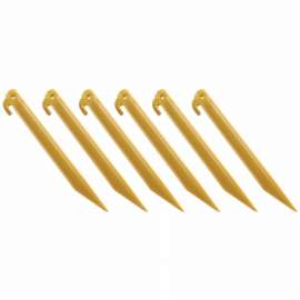 6PC 9" Plas Tent Stake