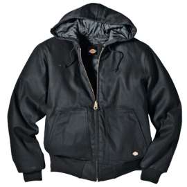 2XL BLK Men Hood Jacket