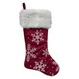20" Snowflake Stocking