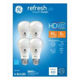 GE 4PK 6W Day Ref Bulb