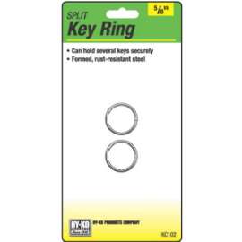 2PK 5/8" Split Key Ring