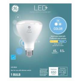 GE 8.5W BR30 MED Bulb
